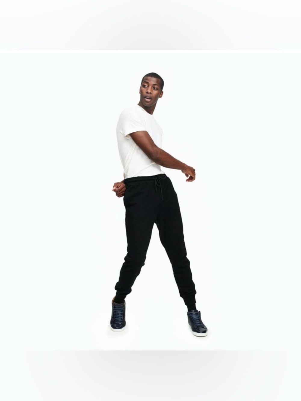 NAADAM Black Fleece Jogger Size Medium
